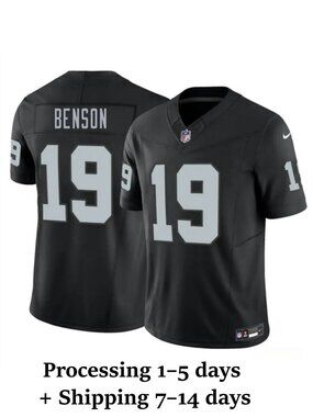 Mens Youths Select Malik Benson Black Vapor Stitched Jersey